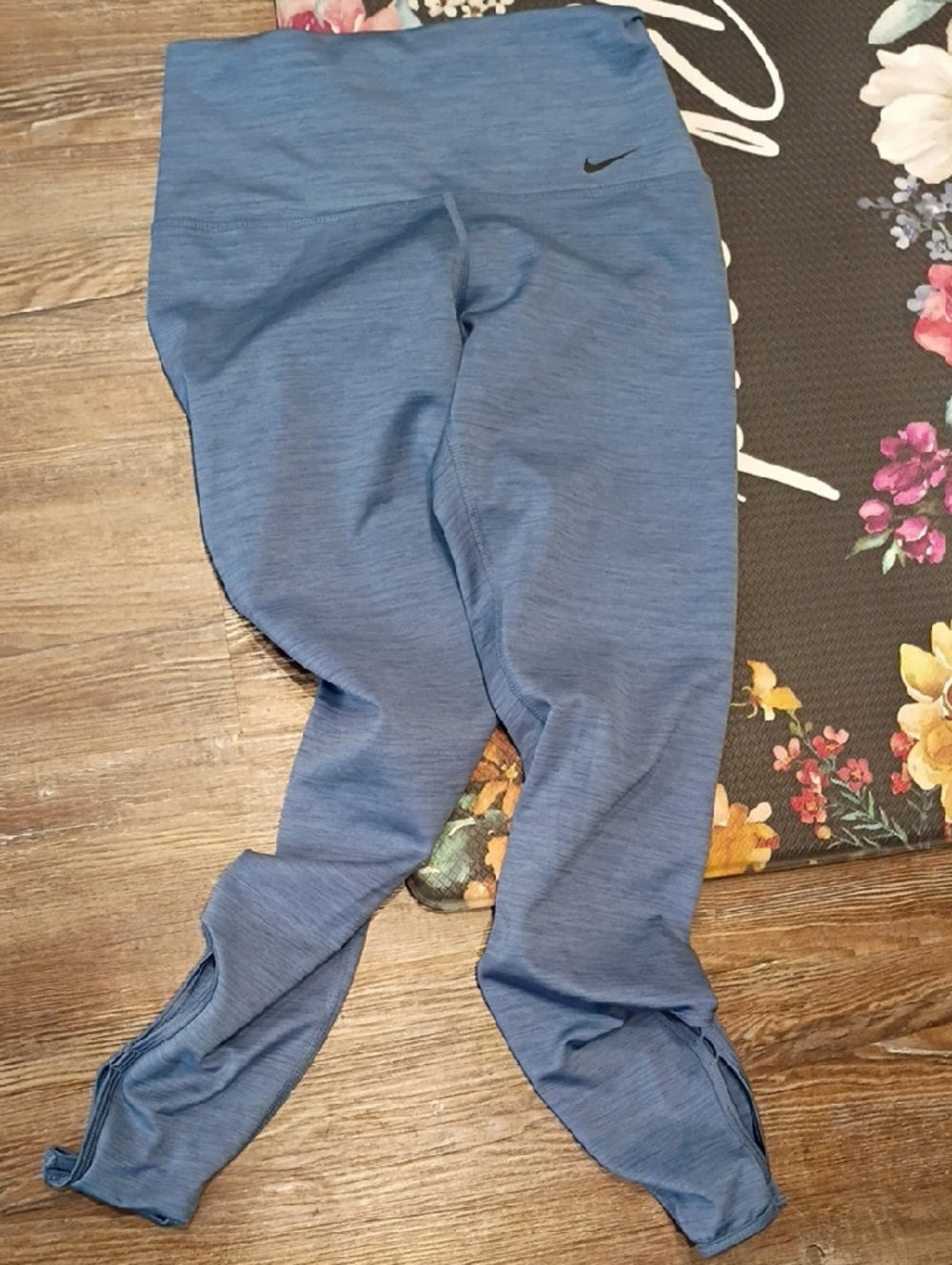 NikeDrift Fit  Heather Blue Women's Athletic Leggings